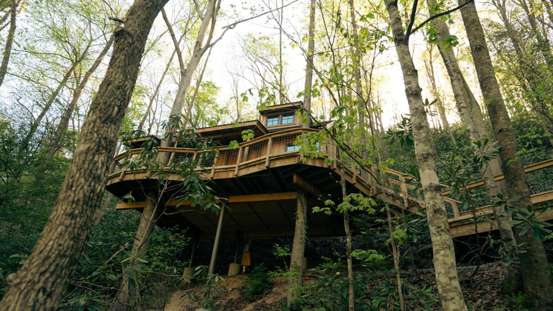 개틀린버그 The Dogwood In Treehouse Grove At Norton Creek 빌라 외부 사진